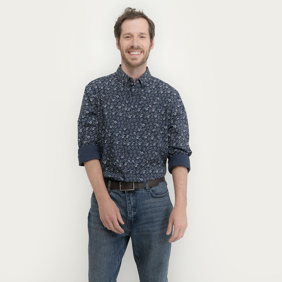 NEWBOAT - Camisa casual para Hombre Regular Newboat