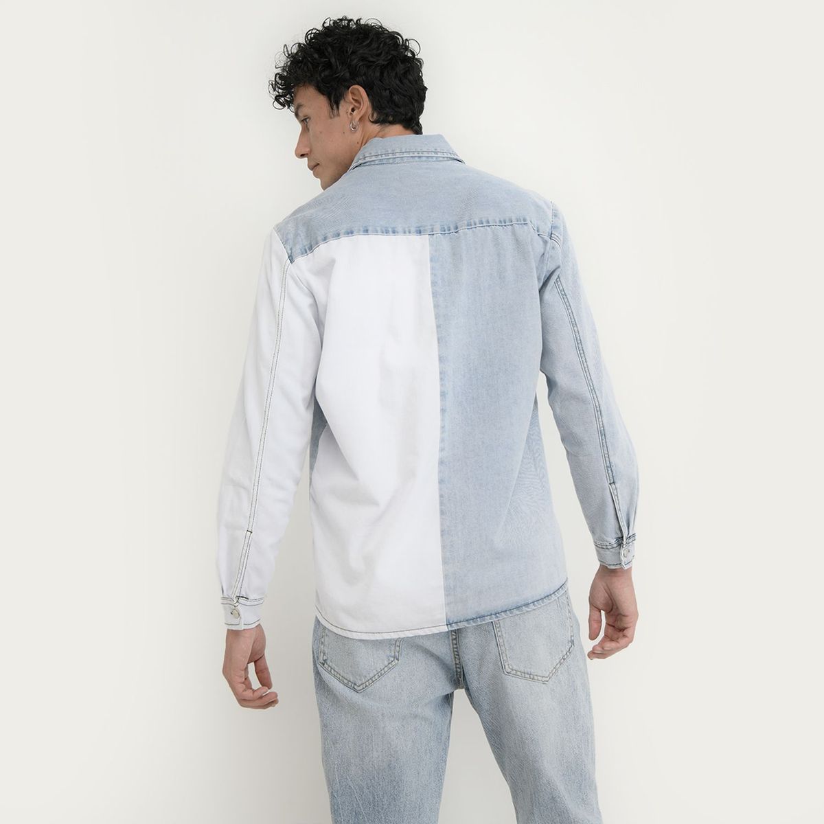 DENIMLAB - Camisa de jean para Hombre Regular Denimlab