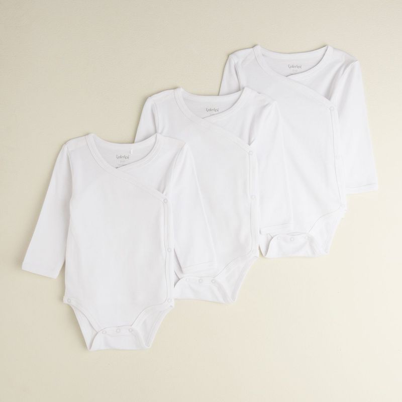 YAMP - Body Bebé Unisex Pack x3 Algodón Yamp