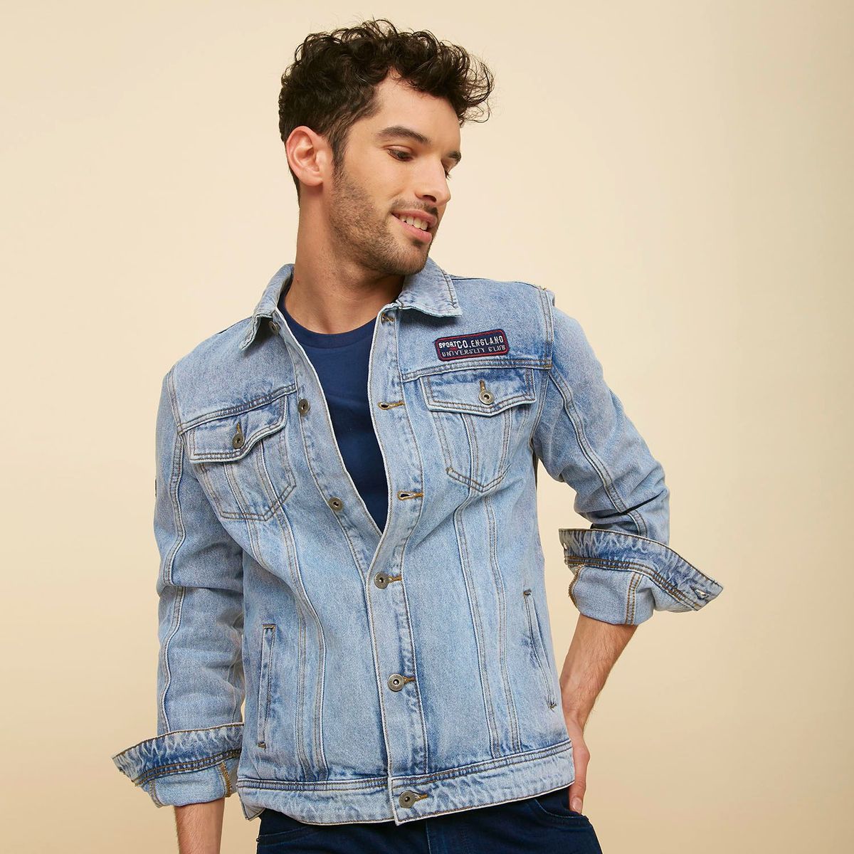 UNIVERSITY CLUB - Chaqueta de jean Hombre University Club