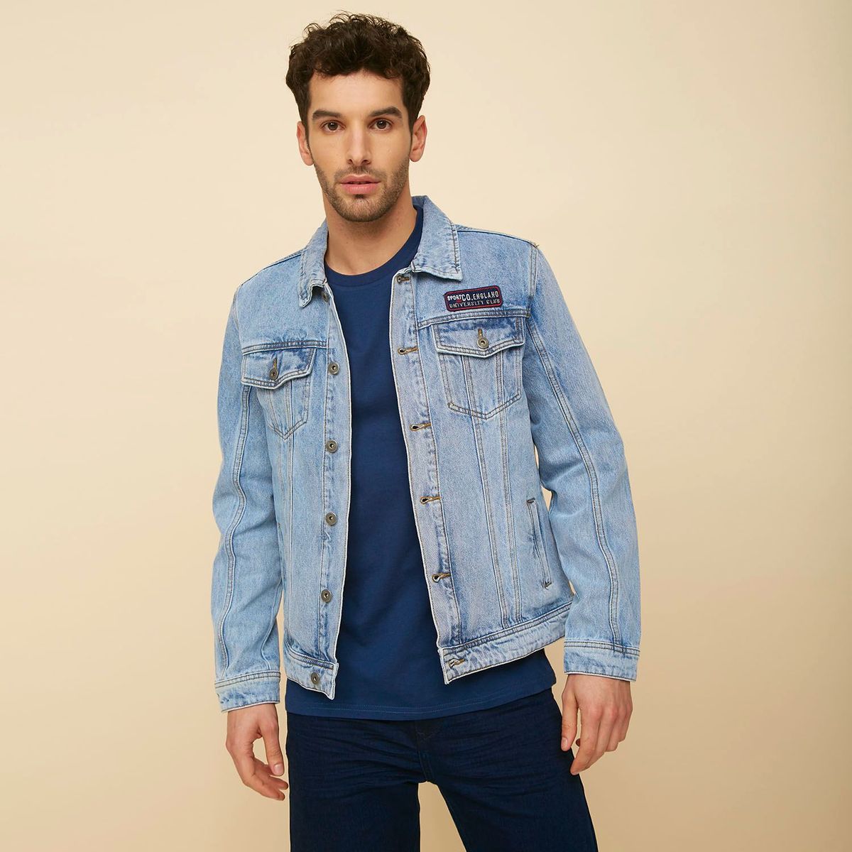 UNIVERSITY CLUB - Chaqueta de jean Hombre University Club