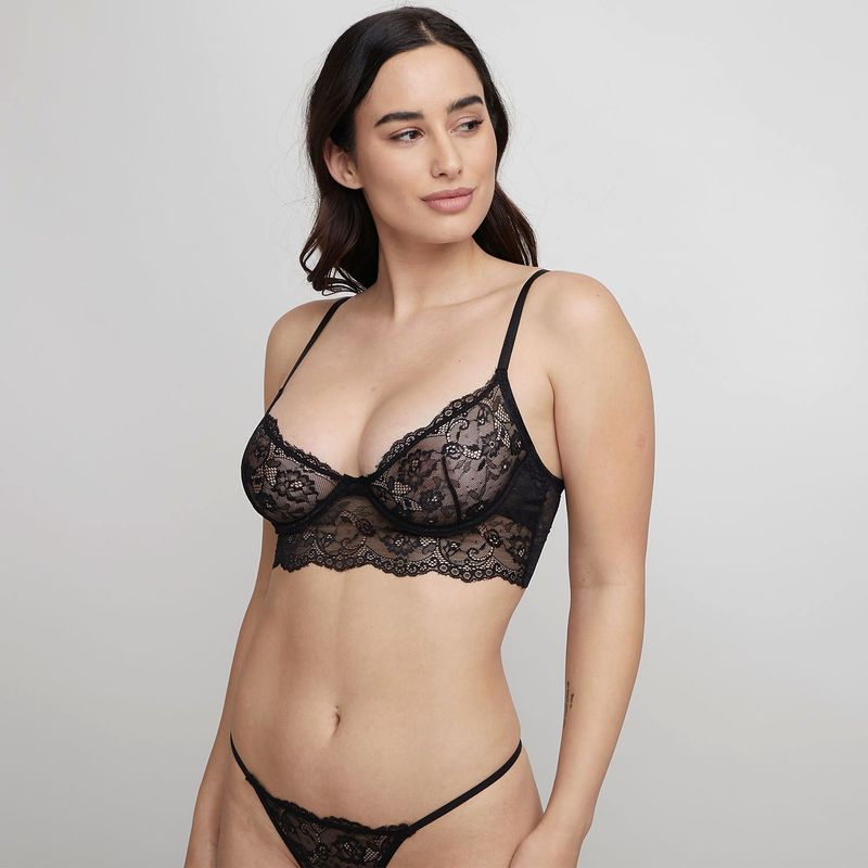 DAHLA - Brasier Sin copa Encaje Dahla
