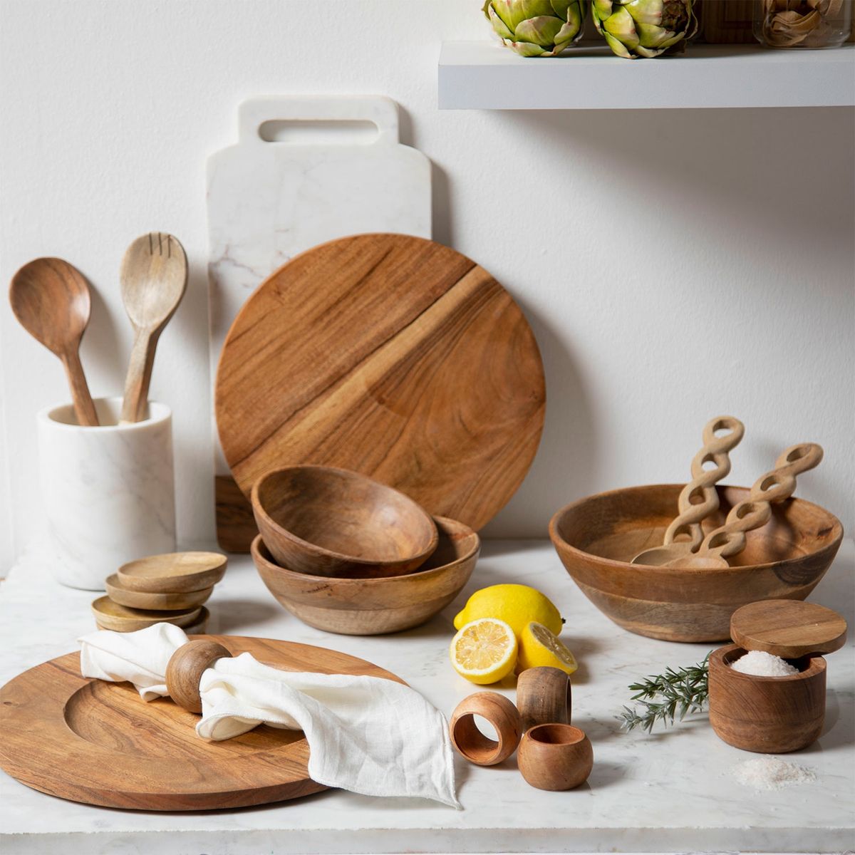 CASA CANTABRIA - Salero de cocina de Madera  