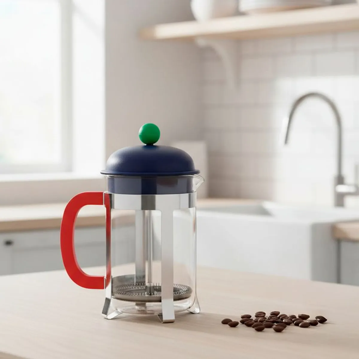 BENETTON - Cafetera Benetton Vidrio de borosilicato 800 ml