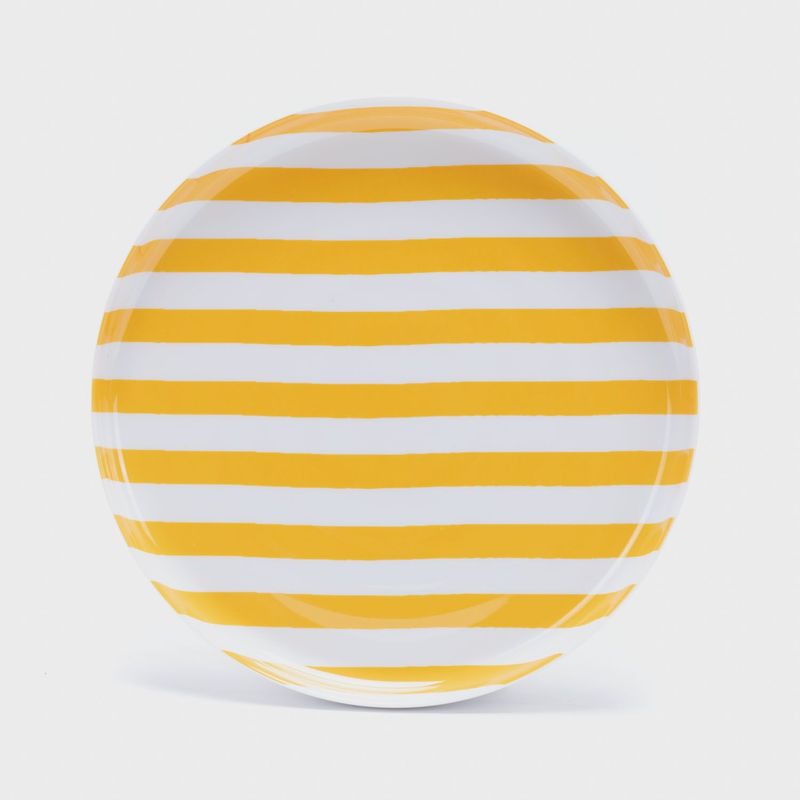 BENETTON - Plato de postre Melamina Stripes 20.6x2cm