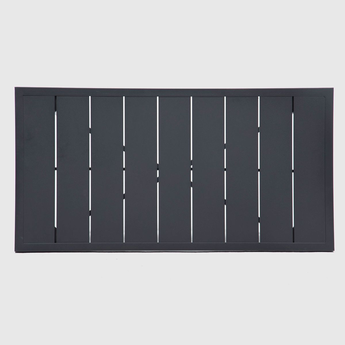 BASEMENT HOME - Juego de Sala de Exterior y Terraza en Aluminio (Sofá + 2 Poltronas + Mesa de Centro) Gris Oscuro Berlín Basement Home 