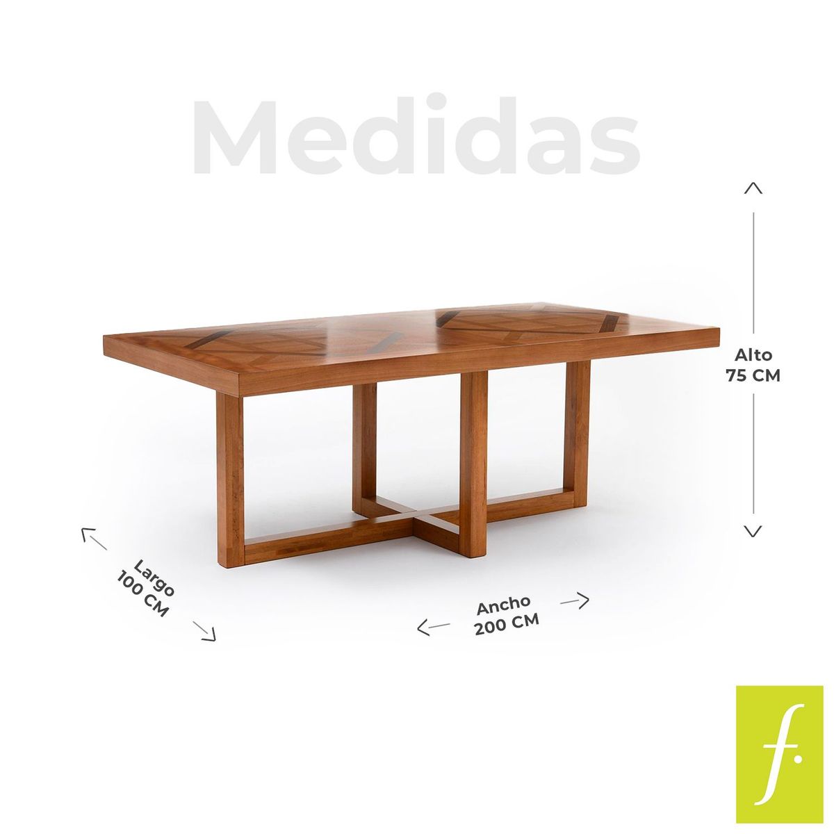 MICA - Juego de Comedor Moderno para 6 Personas (Comedor + 6 Sillas) Mica