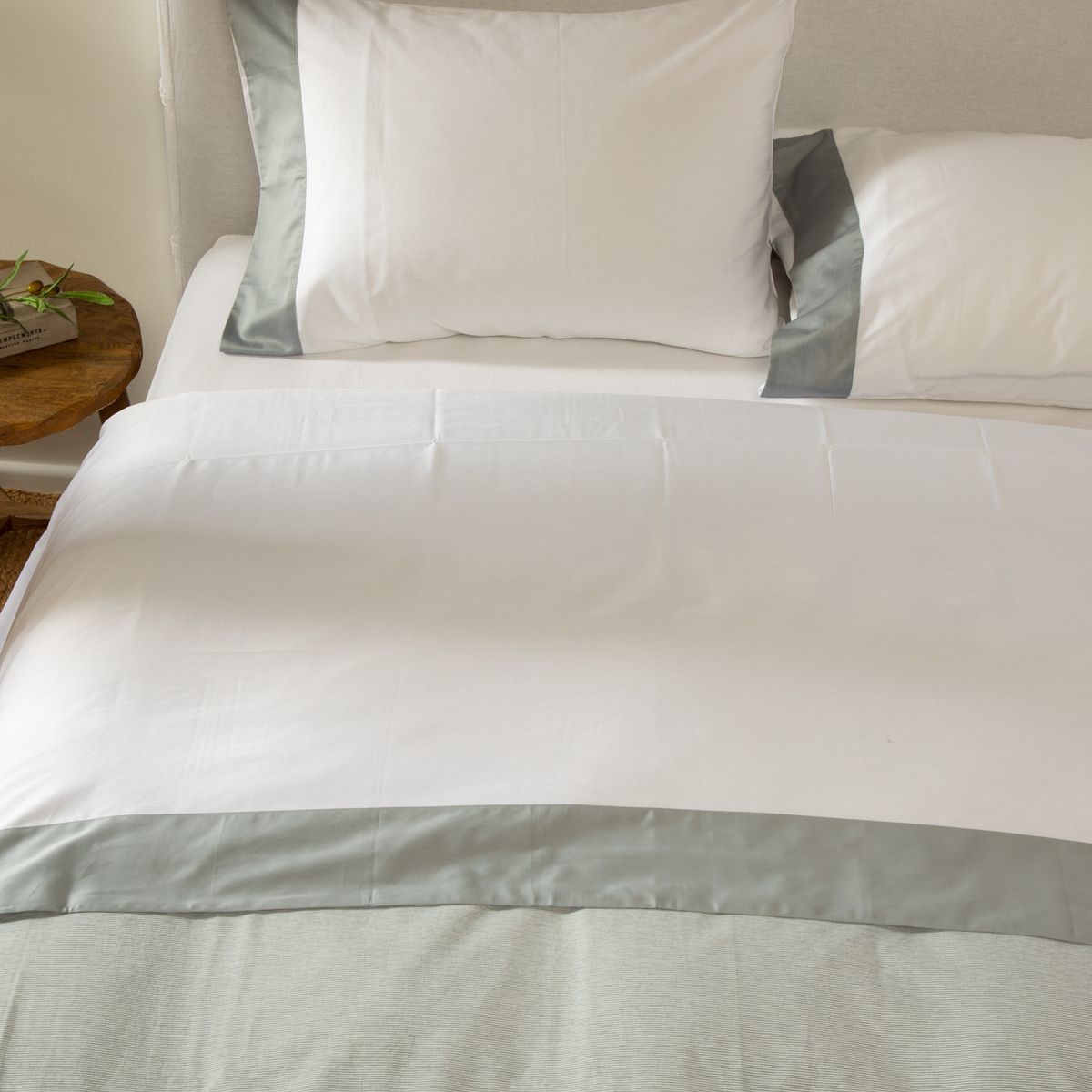 CASA CANTABRIA - Sábana Bordada: Casa Cantabria Algodón 300 hilos