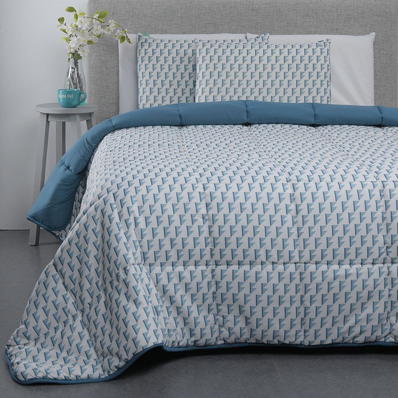BENETTON - Edredón Estampado de Poliéster 300 GSM Bari Fito Benetton