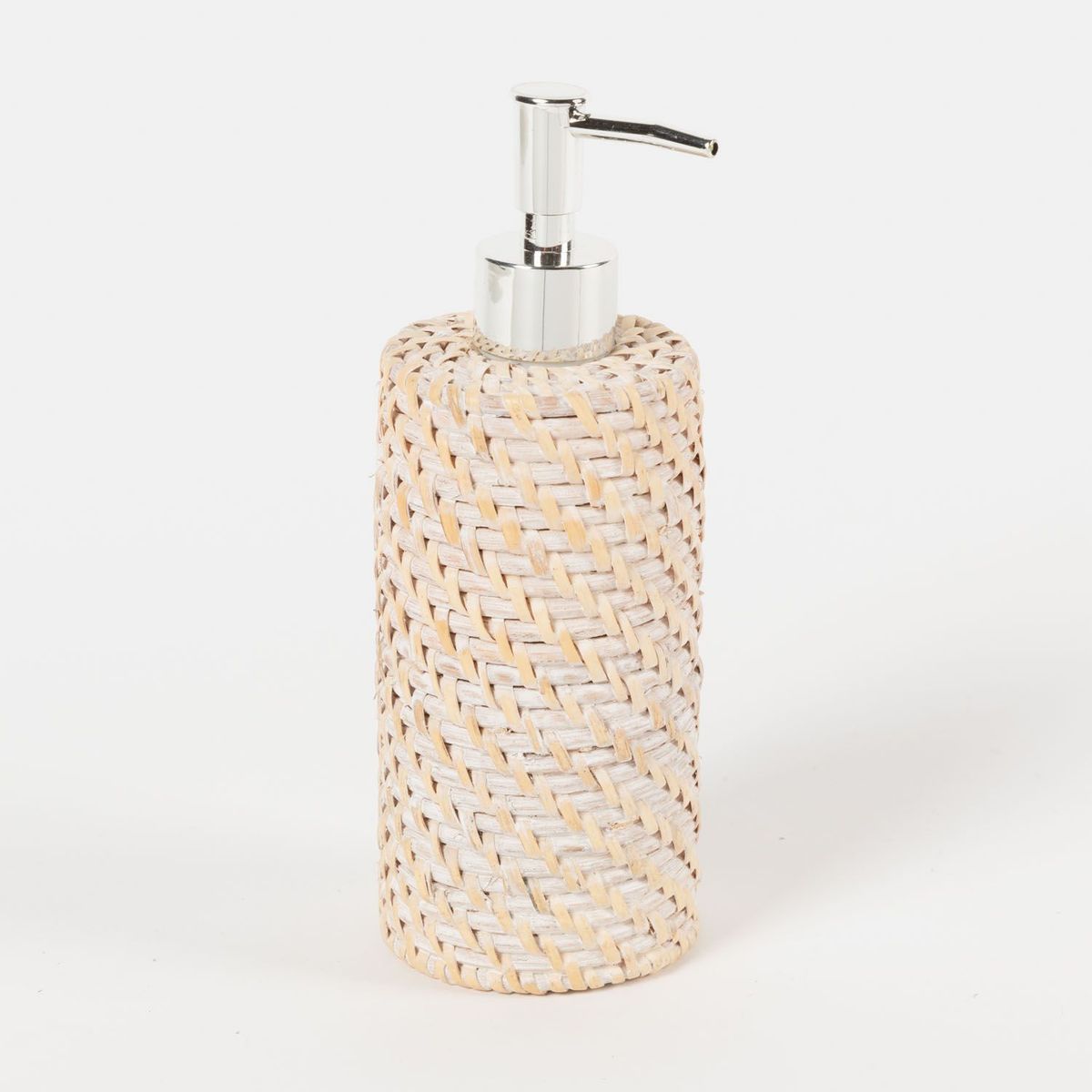 CASA CANTABRIA - Dispensador de jabón Rattán 15 x 7.5 cm