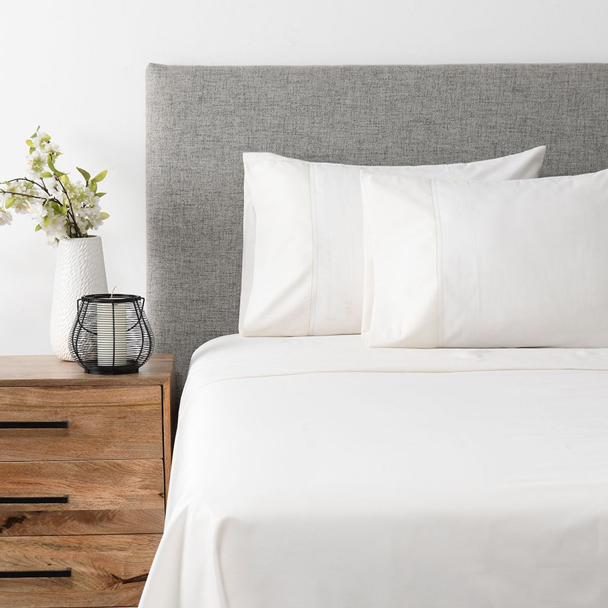 CASA CANTABRIA - Sábana Bordada: Casa Cantabria Algodón 300 hilos