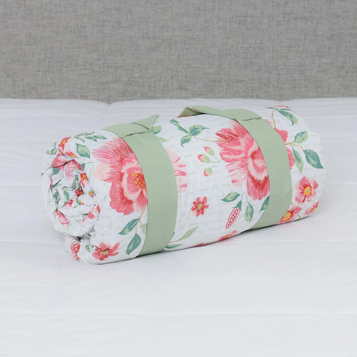 MICA - Edredón Estampado de Poliéster 150 GSM Estocolmo Rosa Mica