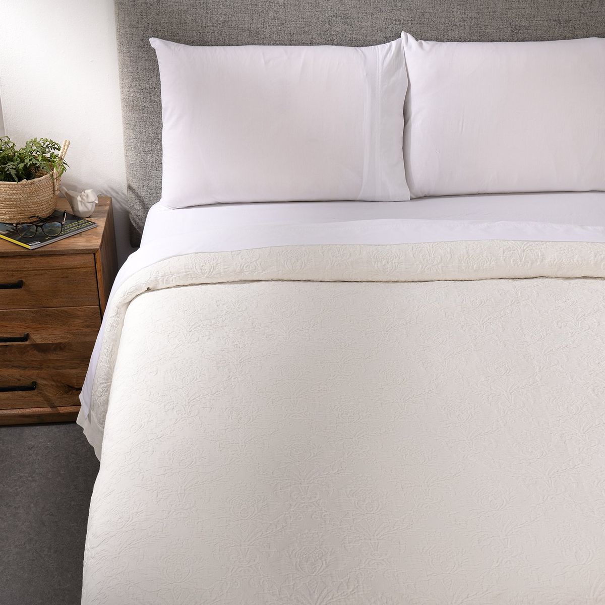 CASA CANTABRIA - Cubrelecho Casa Cantabria: Algodón 