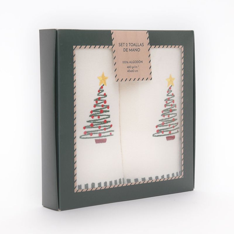 MICA - Toalla de mano 460 g S2 Arbol 40 x 60 cm