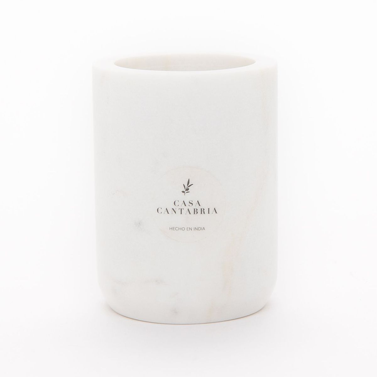 CASA CANTABRIA - Porta cepillos Mármol 10 x 8 cm