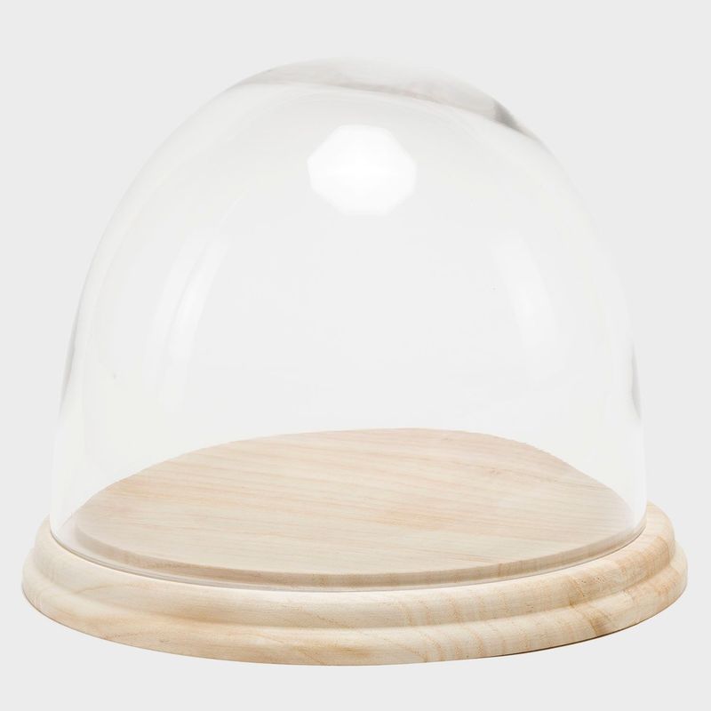 MICA - Adorno Cúpula Vidrio 22.5 x 27 cm