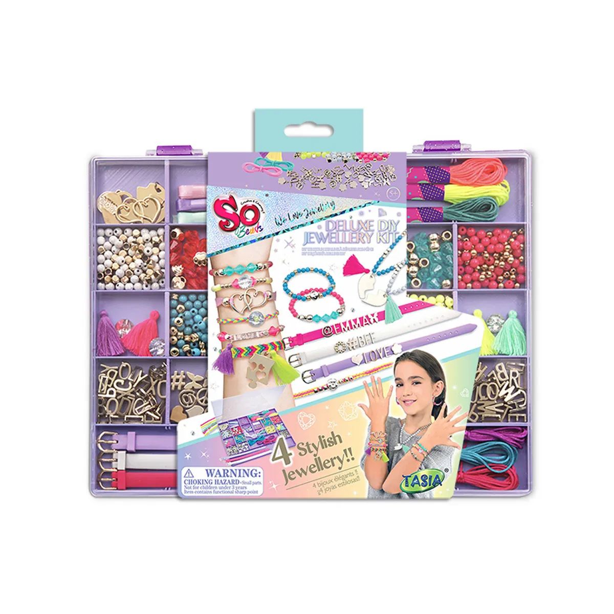 SO BEADS - Kit para hacer pulseras y manillas So Beads: Creación de joyería 