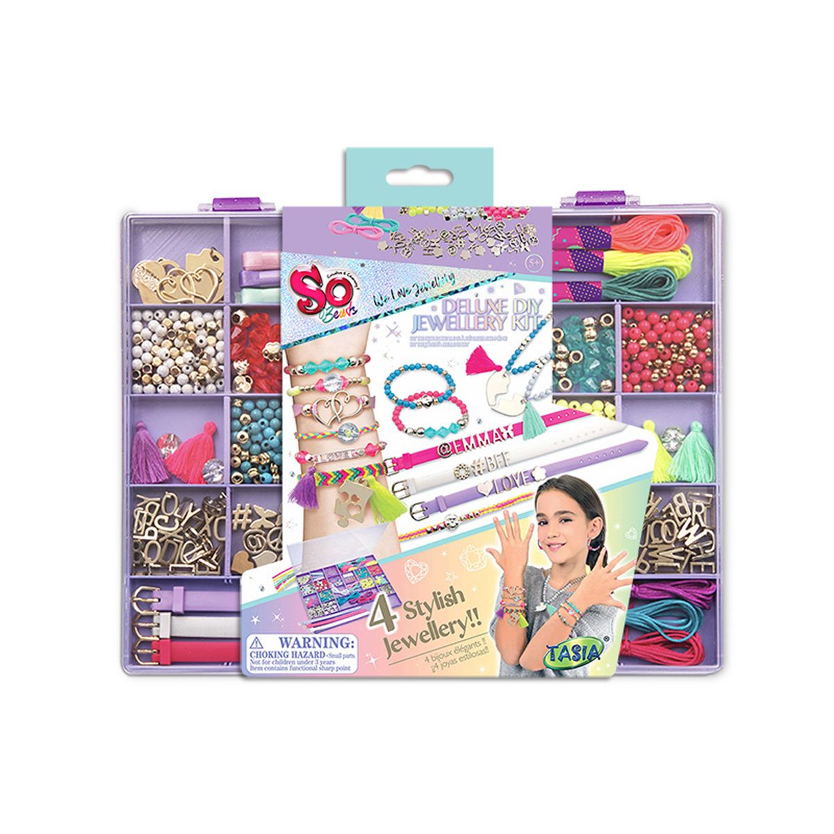 SO BEADS - Kit para hacer pulseras y manillas So Beads: Creación de joyería 