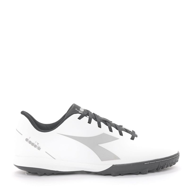 DIADORA - Guayos Diadora Para Cancha Sintética - Zapatilla De Fútbol Con Suela De Torretines, Color Blanco De Hombre Con Cordones