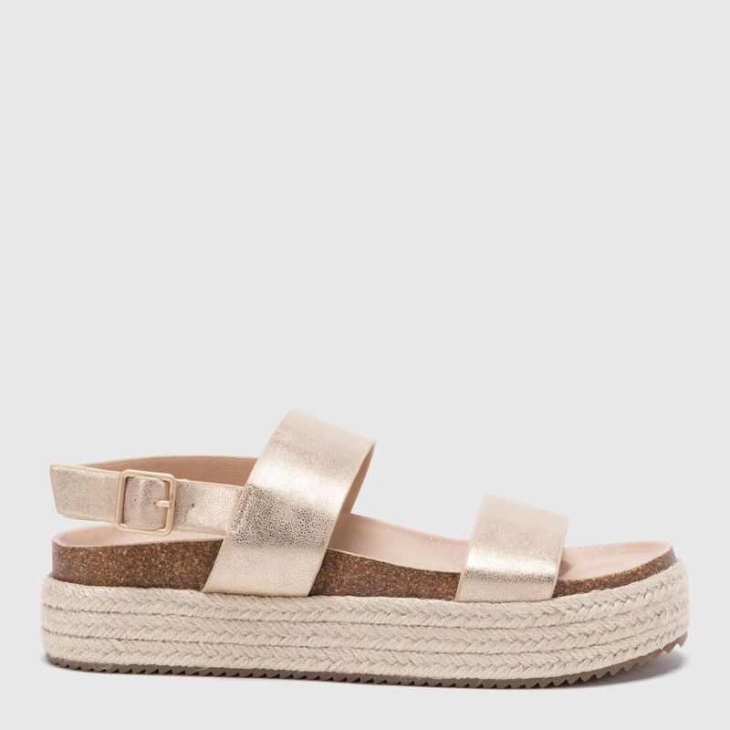 SYBILLA - Sandalias para Mujer con plataforma | Sandalias Sybilla doradas de moda para mujer