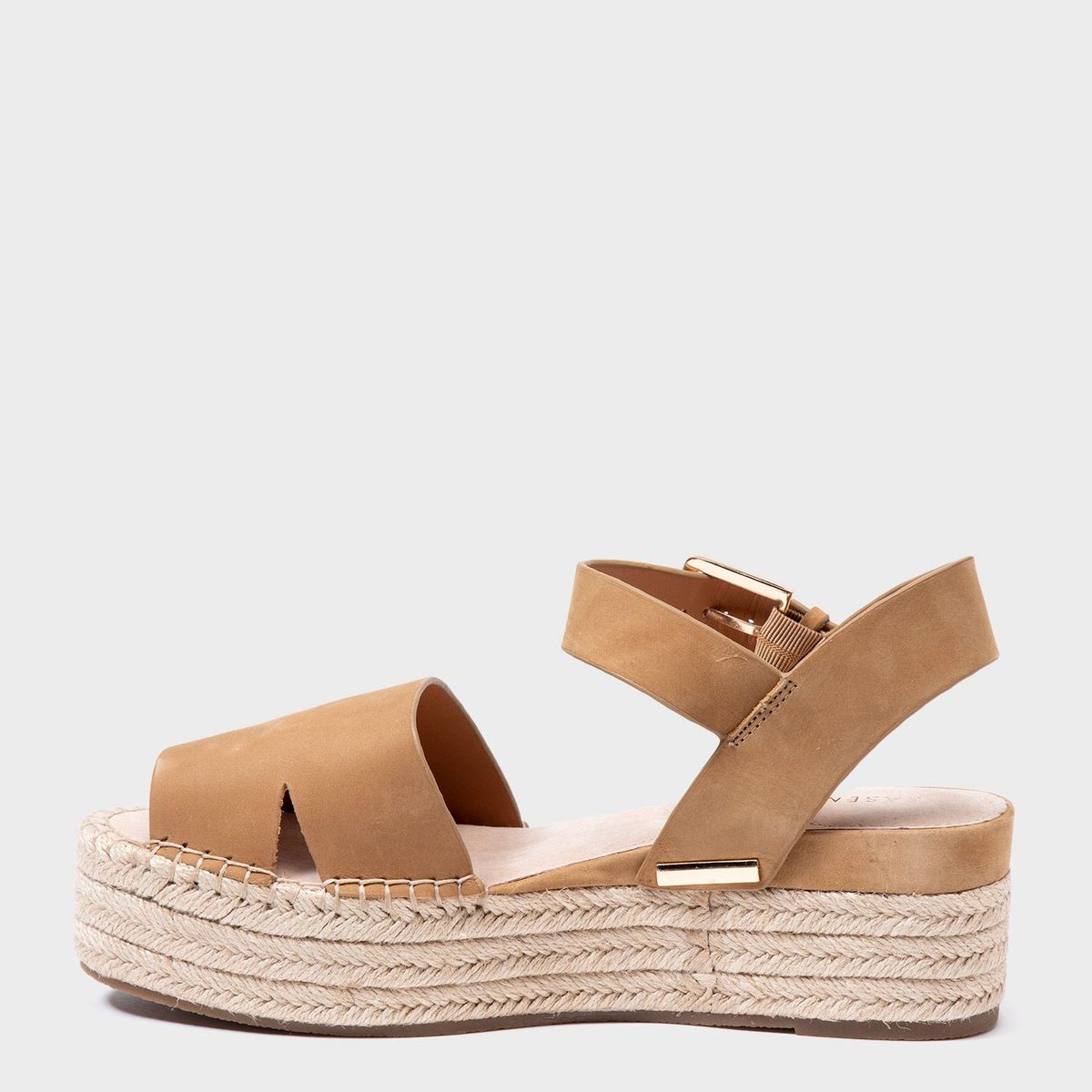 BASEMENT - Sandalias Para Mujer Con Tacón Bajo Cafés Basement