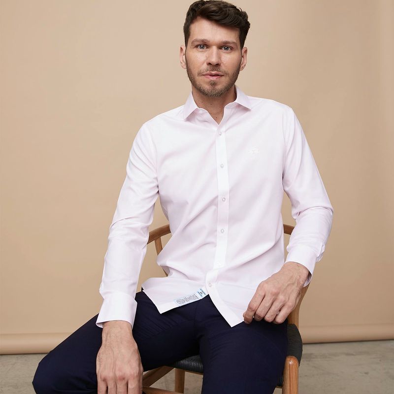 LA MARTINA - Camisa Hombre de Rayas Manga larga Slim de Algodón La Martina