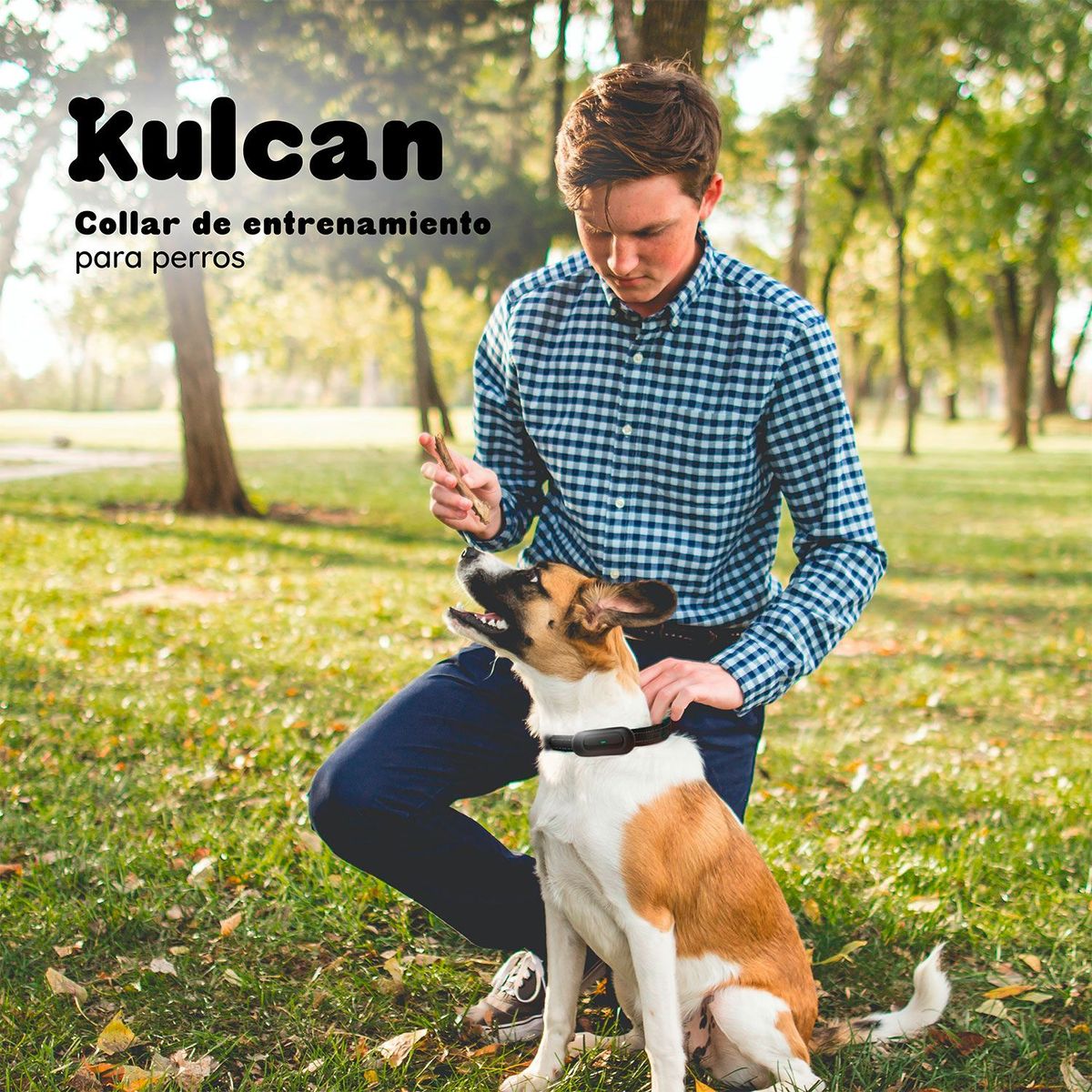 KULCAN - Collar Adiestramiento Control Remoto para Perro