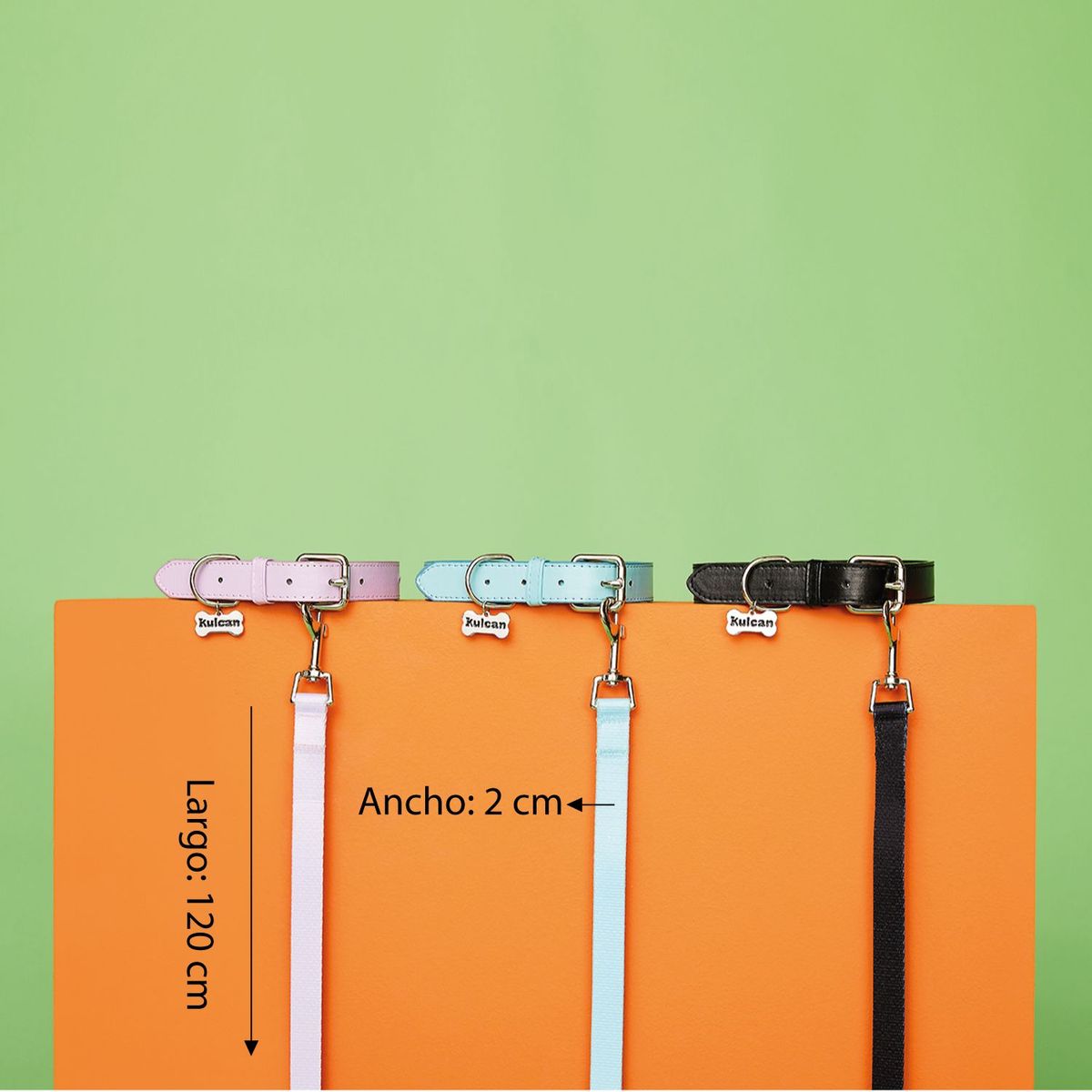 KULCAN - Correa para Perro 100% Poliéster