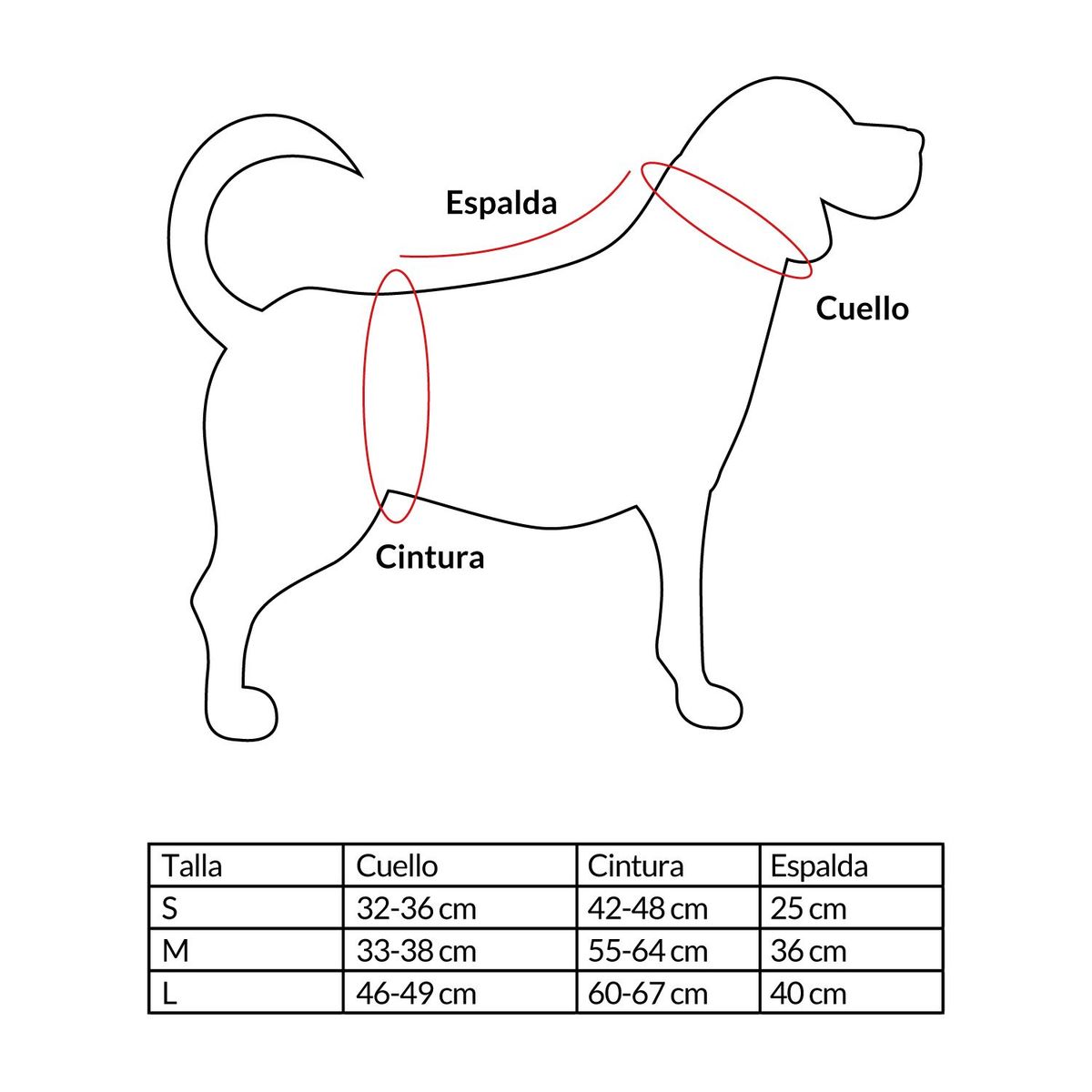 KULCAN - Chaleco para Perro Mediano