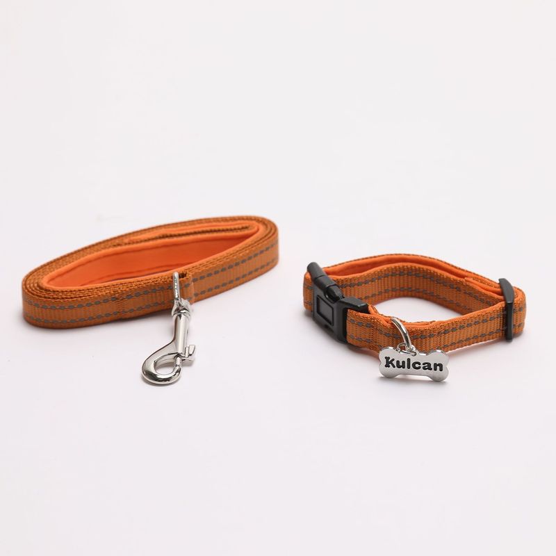 KULCAN - Correa y Collar para Perro 100% Poliéster