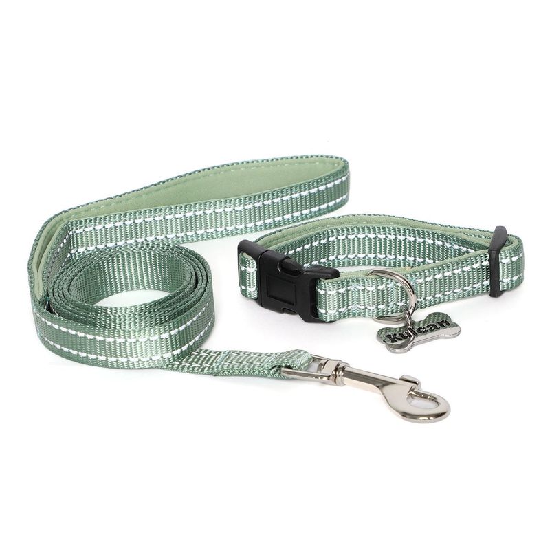 KULCAN - Correa y Collar para Perro 100% Poliéster