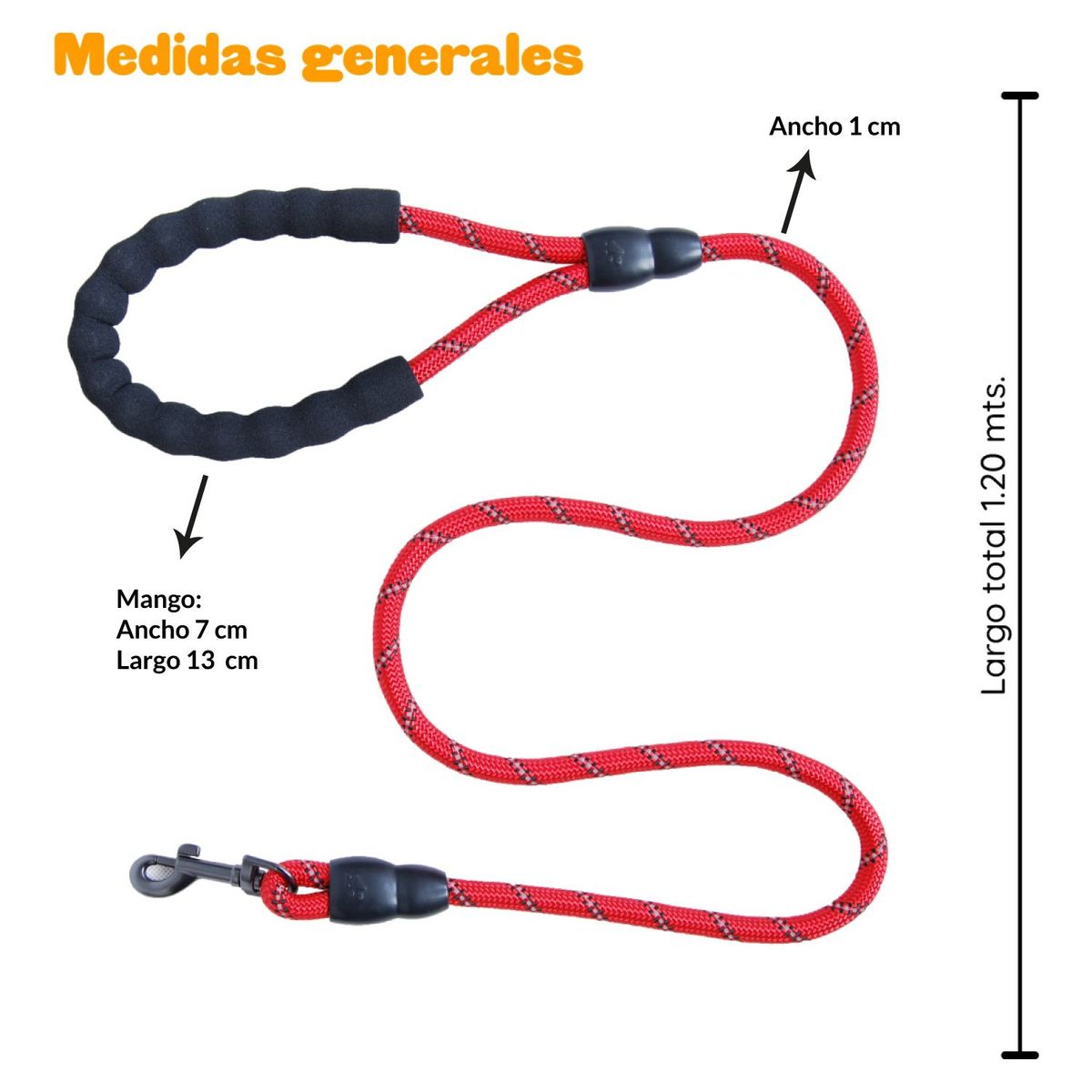 KULCAN - Correa Reflectiva para Perro