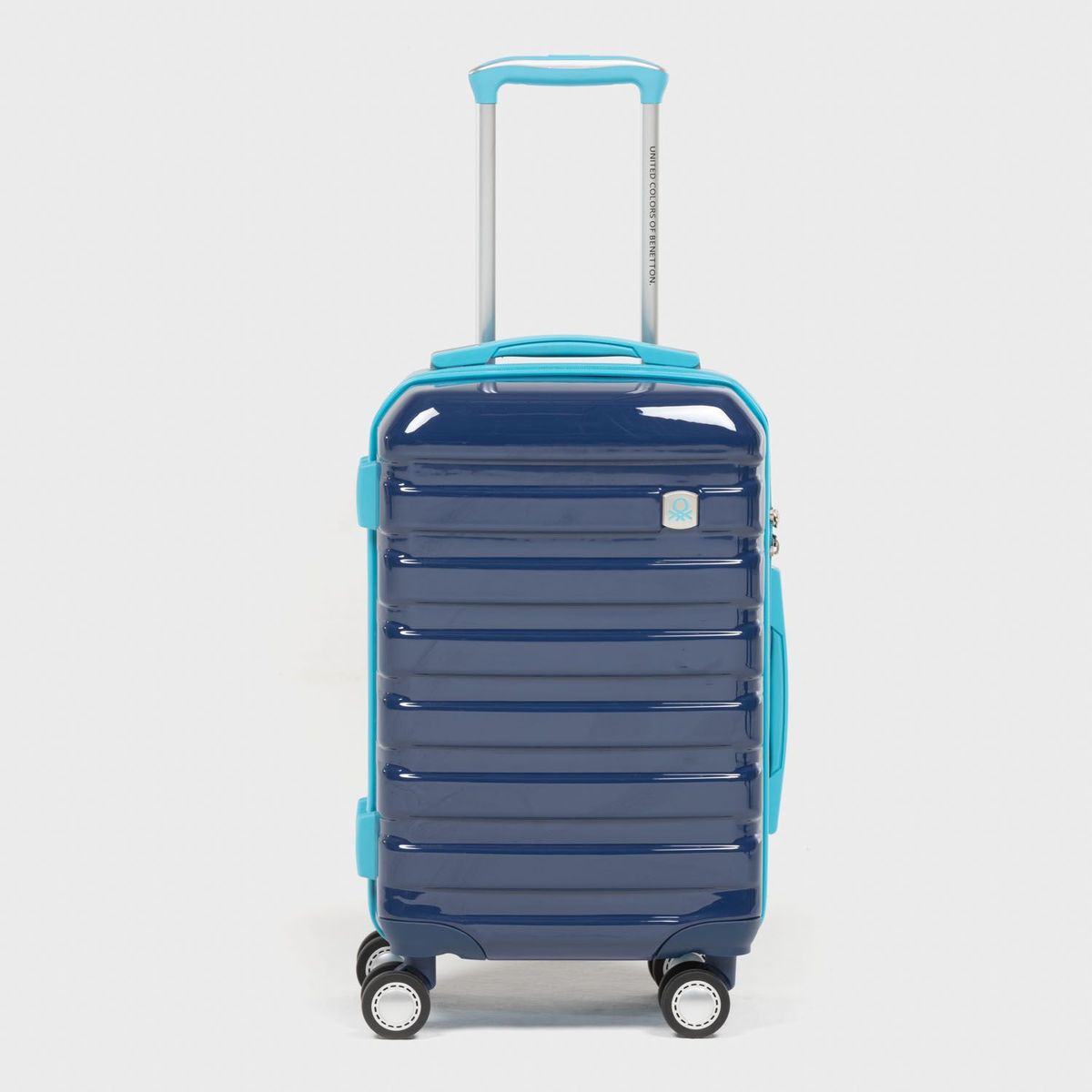 BENETTON - Maleta rígida de viaje 10 Kg Benetton Cabina Ruedas 360° candado TSA