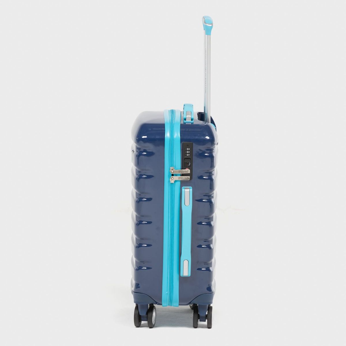BENETTON - Maleta rígida de viaje 10 Kg Benetton Cabina Ruedas 360° candado TSA
