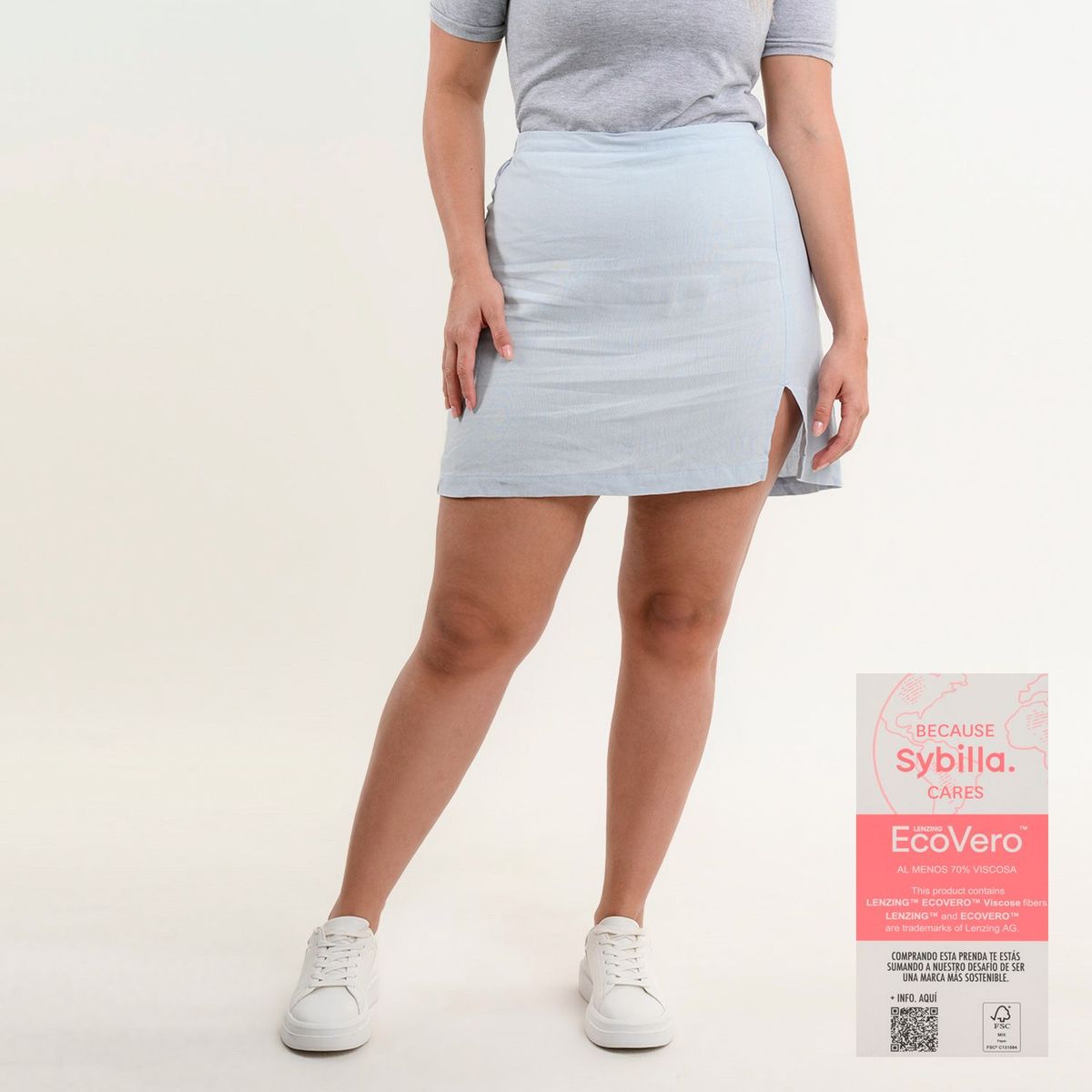 SYBILLA - Falda Mini para Mujer Sybilla