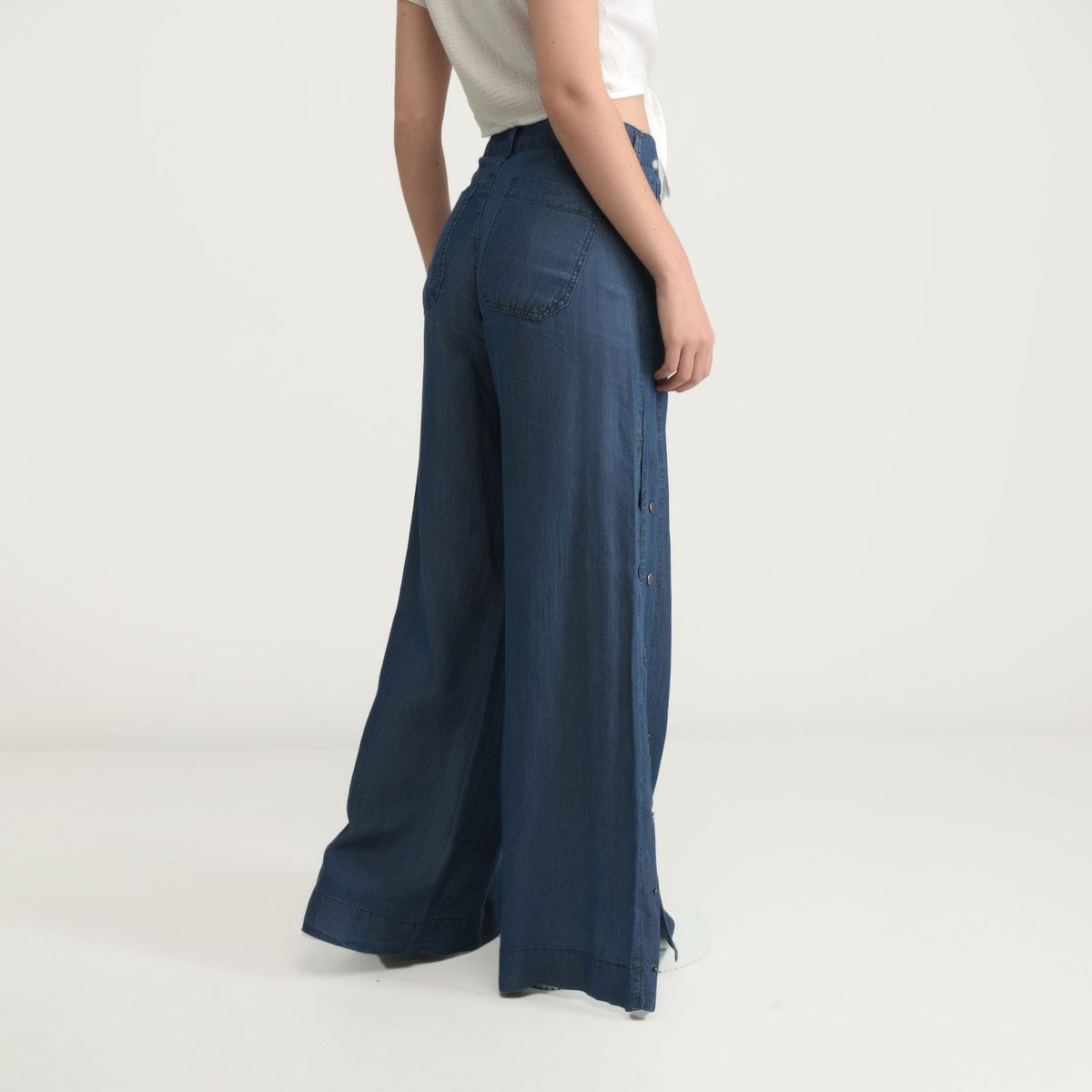 DENIMLAB - Jean Wide Leg Tiro Alto Mujer Denimlab