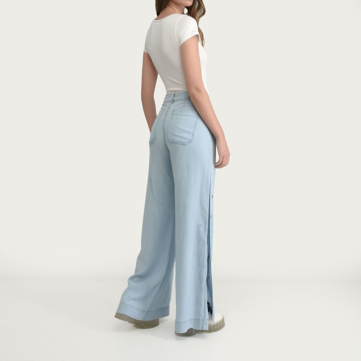 DENIMLAB - Jean Wide Leg Tiro Alto Mujer Denimlab