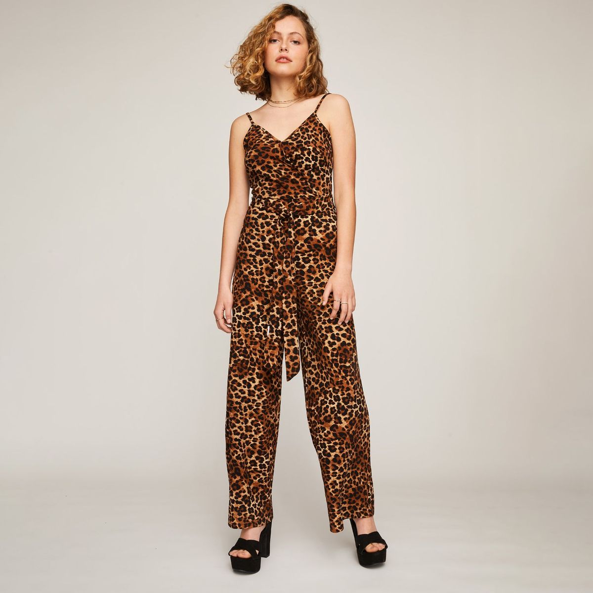 MOSSIMO - Enterizo Mujer Largo Estampado Animal Print Sin Mangas Mossimo