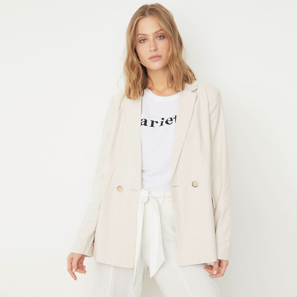 UNIVERSITY CLUB - Blazer Lino Mujer University Club