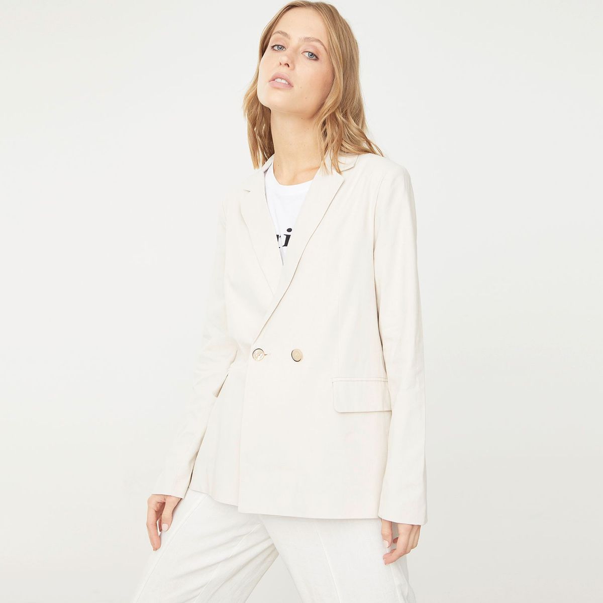 UNIVERSITY CLUB - Blazer Lino Mujer University Club
