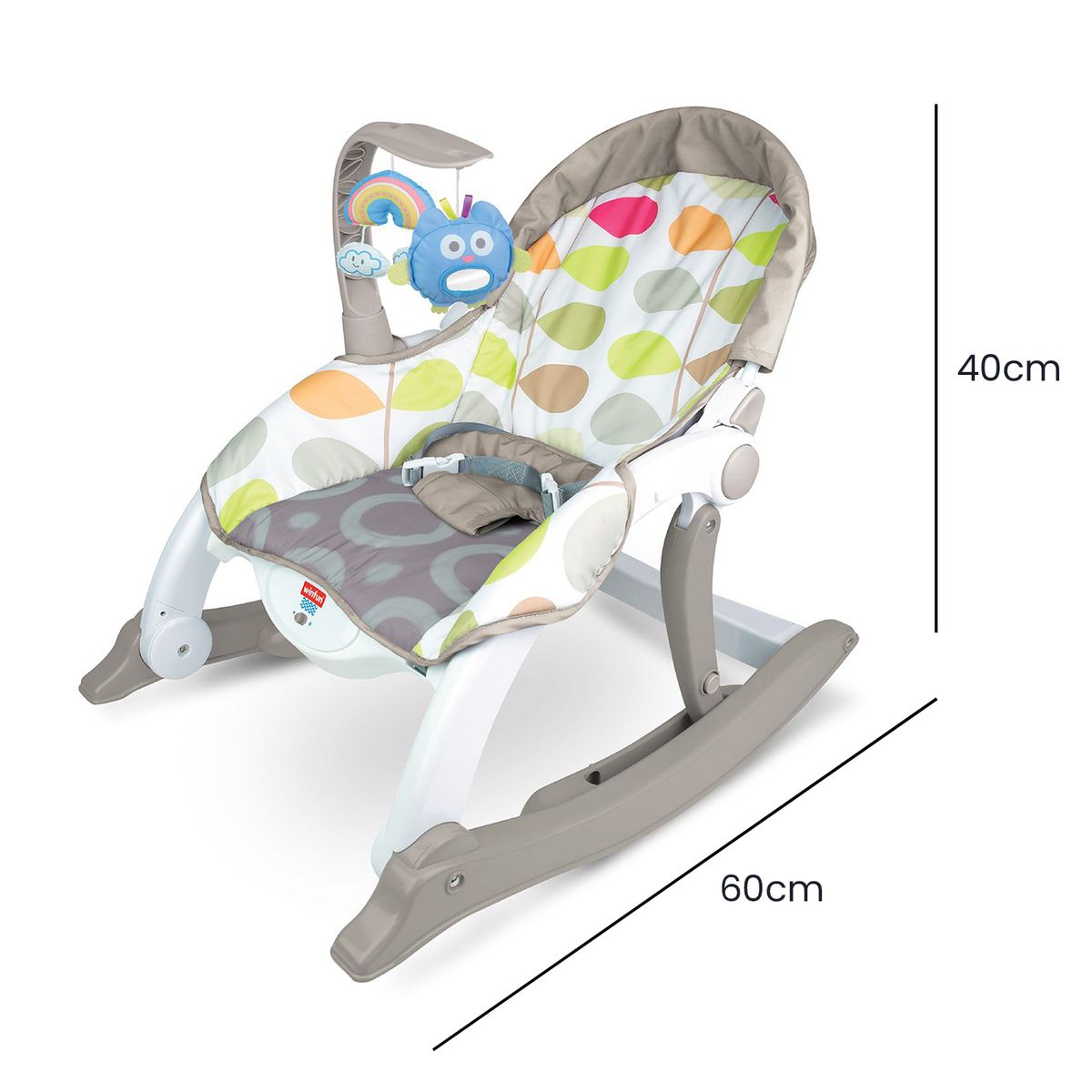 WINFUN - Silla para bebé didáctica Winfun: Crece conmigo 2 en 1