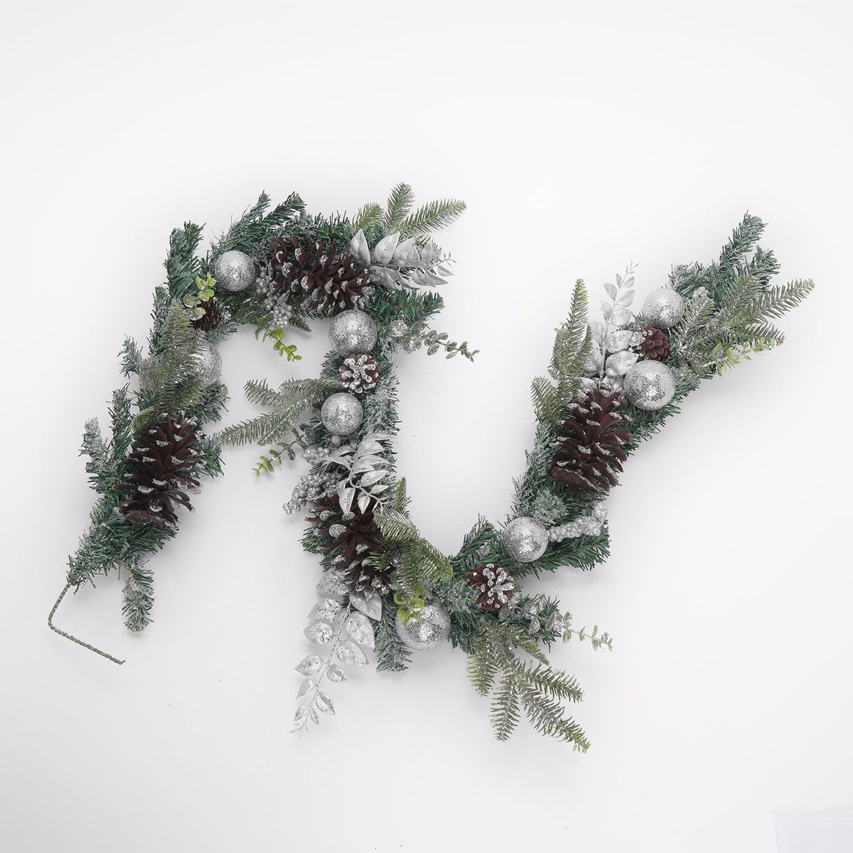 MICA - Guirnalda Navideña Verde Pino 180 cm