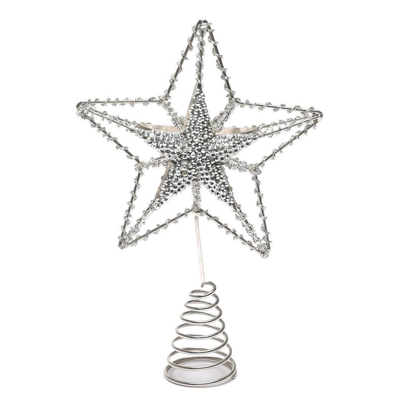 MICA - Estrella decorativa Hierro 27 x 18 cm