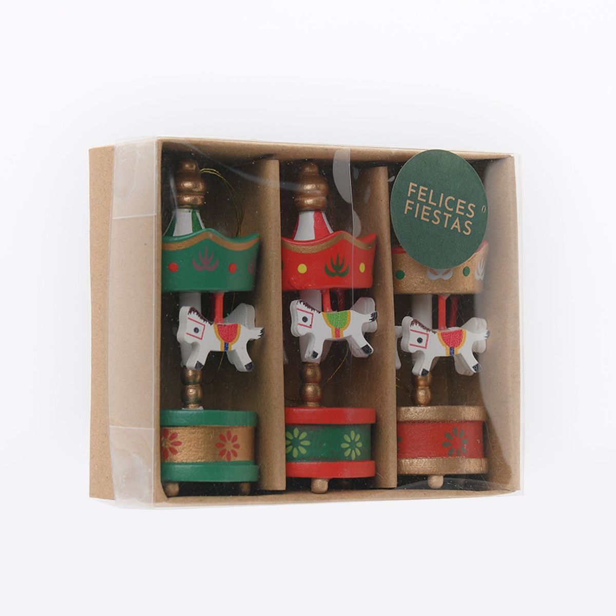 MICA - Adorno de árbol MDF 8.5 x 4 cm