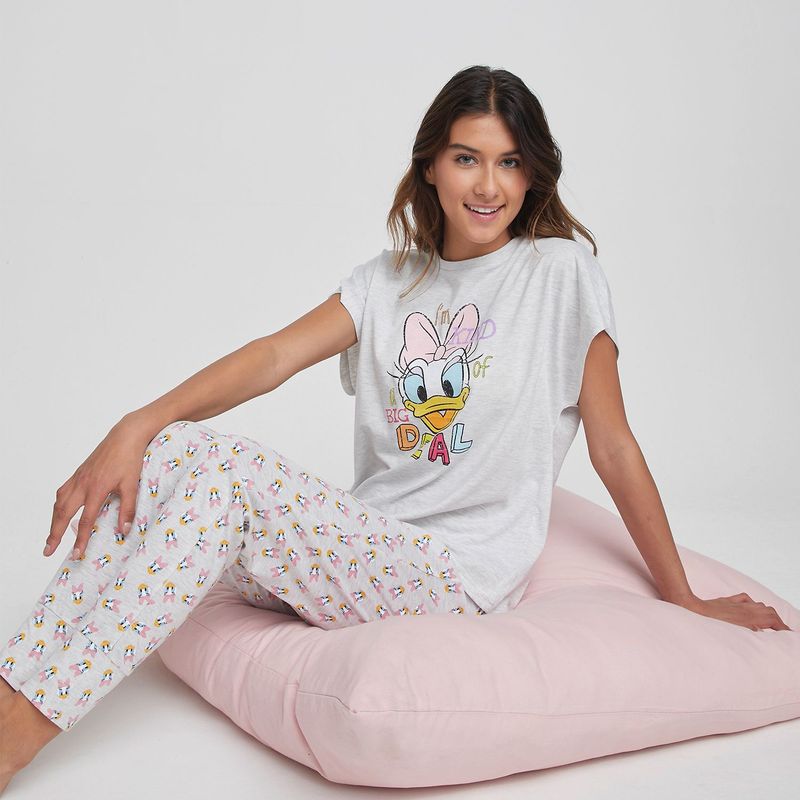 DISNEY - Pijama Mujer Algodón Disney