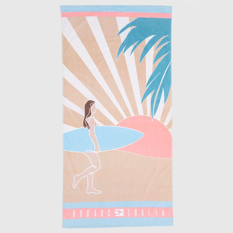 DOO AUSTRALIA - Toalla de playa 360 g Surf 80 x 160 cm