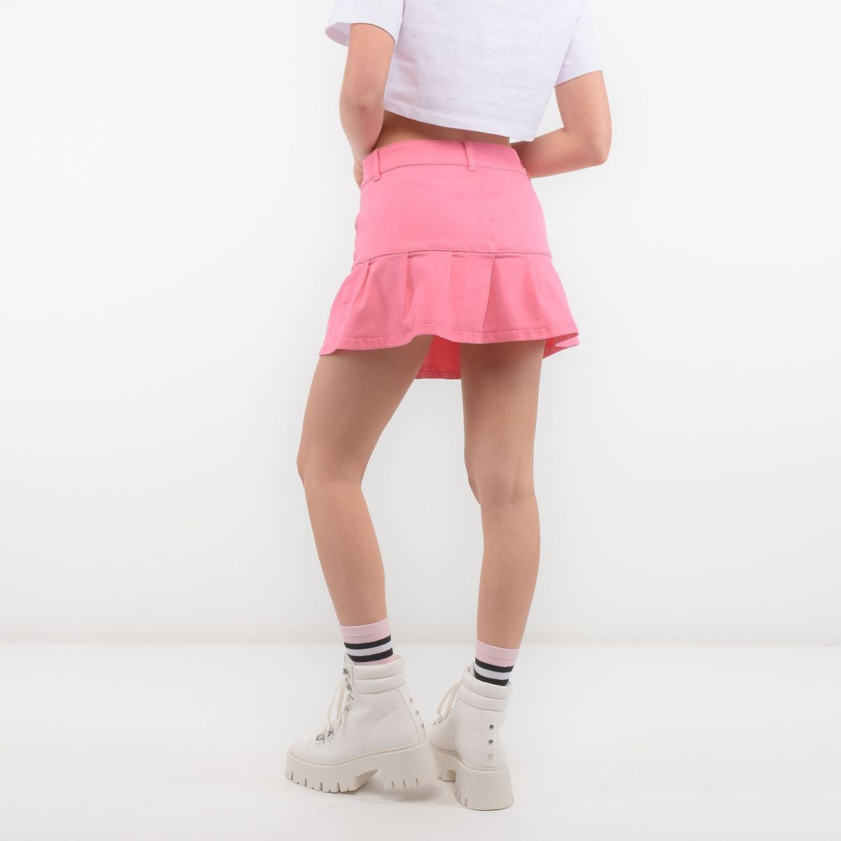 DAHLA - Falda Mini para Mujer de Algodón Dahla