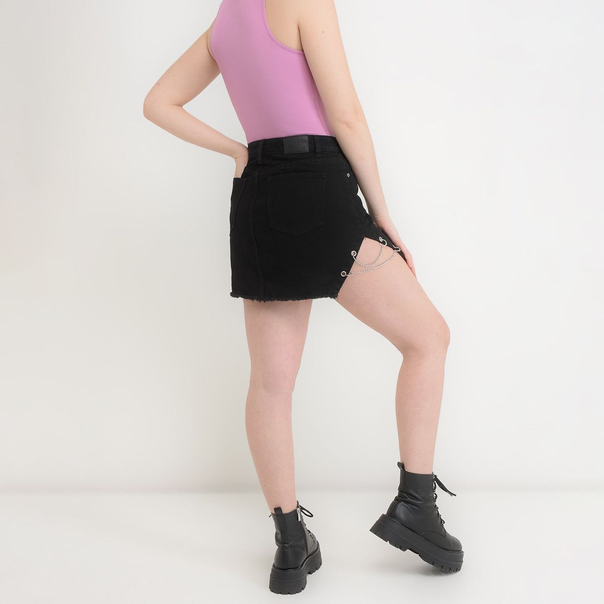 DAHLA - Falda Mini para Mujer de Algodón Dahla