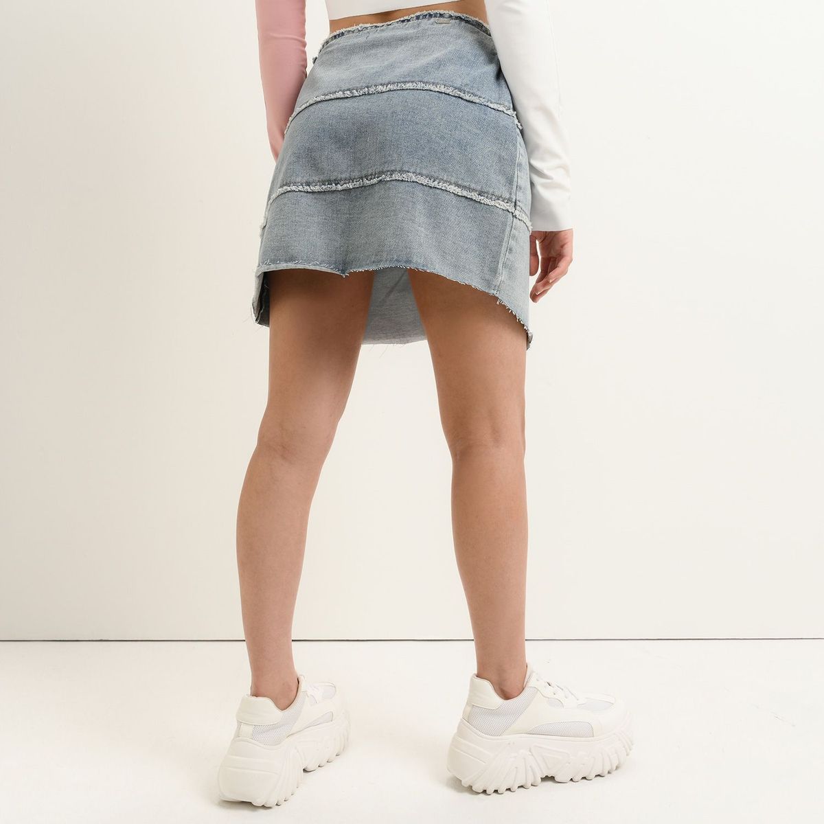 DAHLA - Falda Mini para Mujer de Algodón Dahla