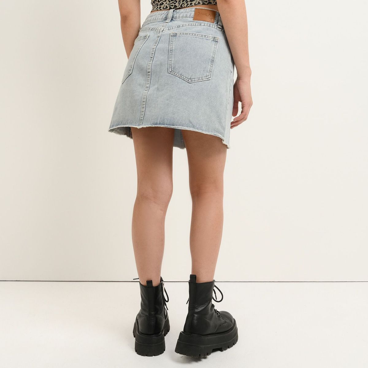 DAHLA - Falda Mini para Mujer de Algodón Dahla